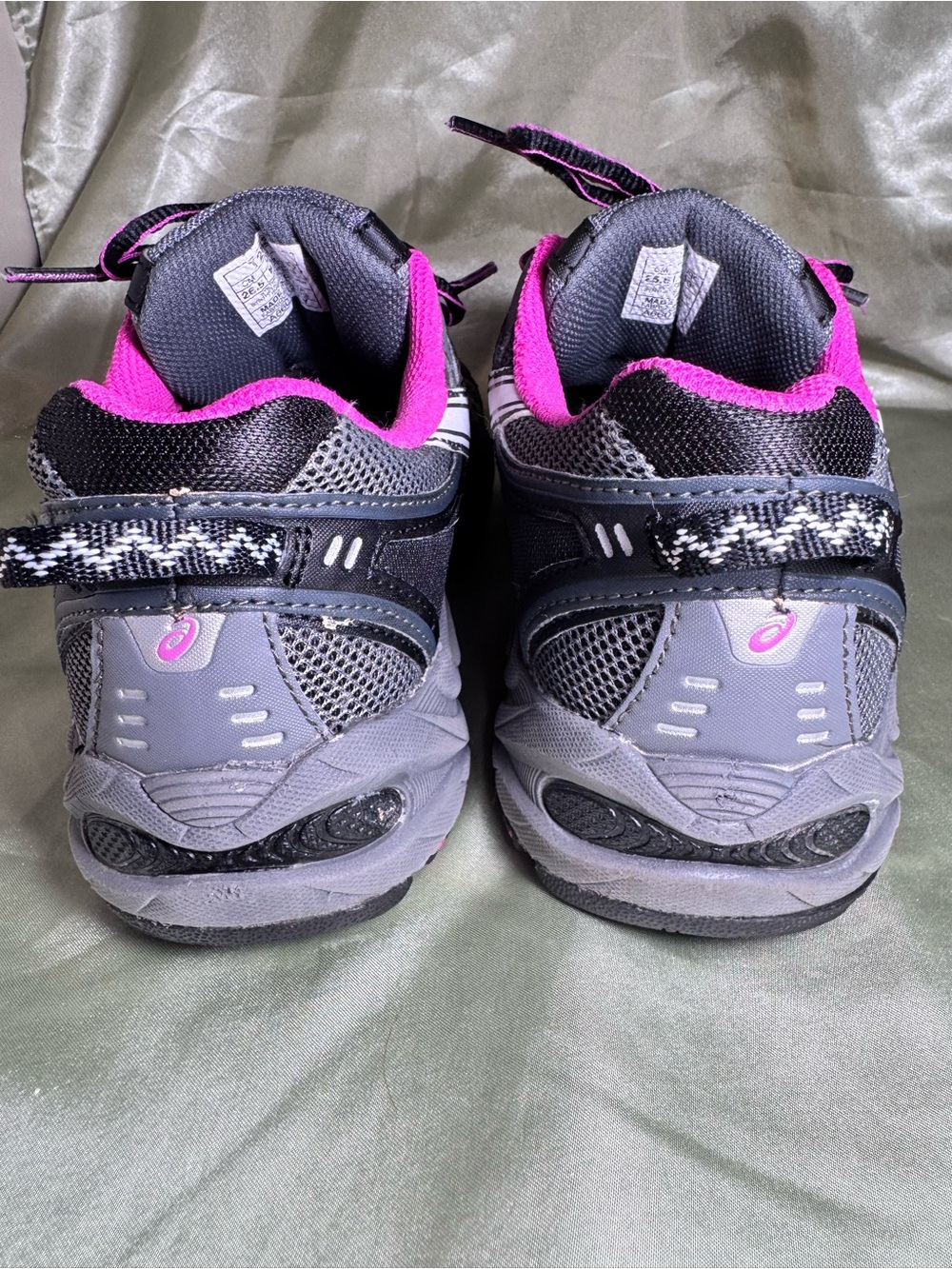 ASICS GEL-Venture 3 Trail Running Shoes Black and Pink T283N Women’s 8.5 - Picture 4 of 8